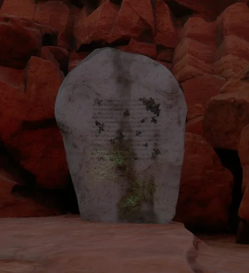 Scribbled Inscription